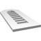 Ekena Millwork Octagonal Top Surface Mount PVC Gable Vent: Functional, w/ 3-1/2"W x 1"P Standard Frame, 12"W x 28"H GVPOT12X2801SF - alternate 4